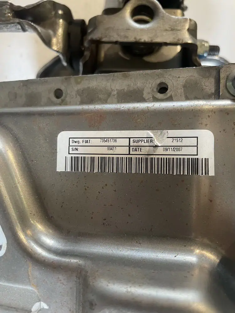 Piantone sterzo elettrico Fiat 500 1.4 Benzina (74kw) - 735451736