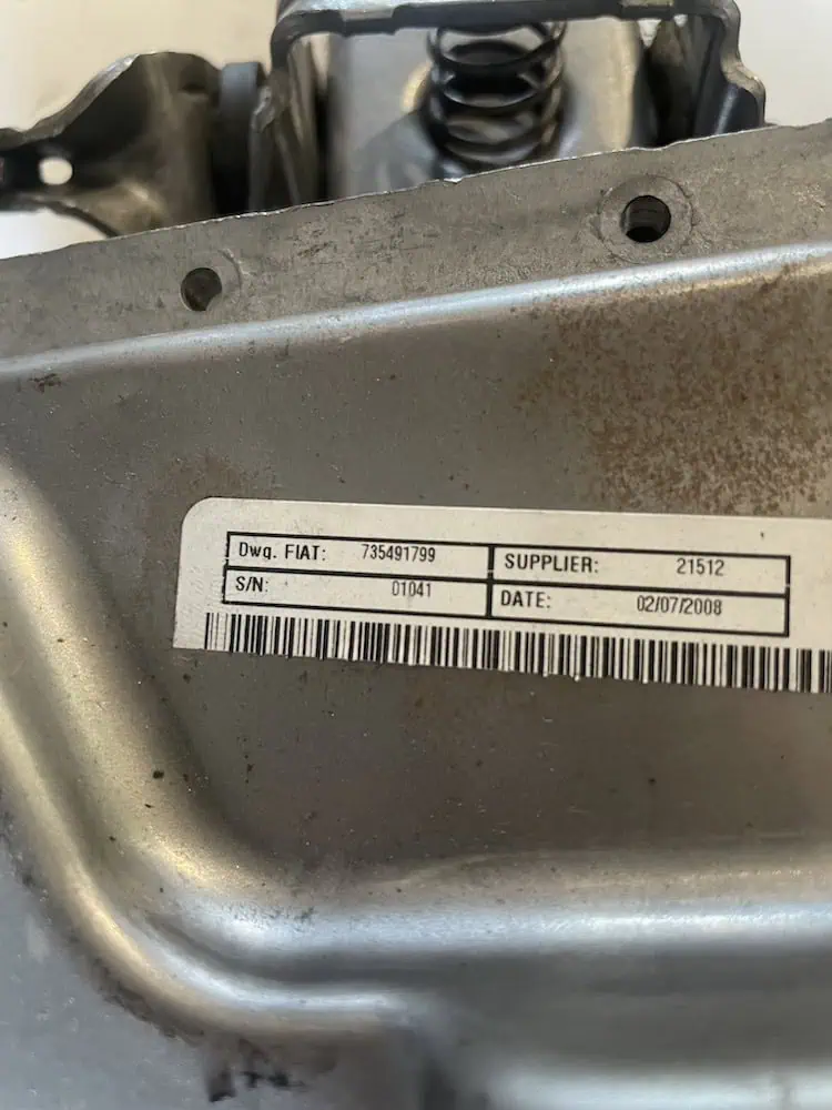 735491799-2 Piantone sterzo elettrico Fiat 500 1.3 Diesel (55kw) - 735491799