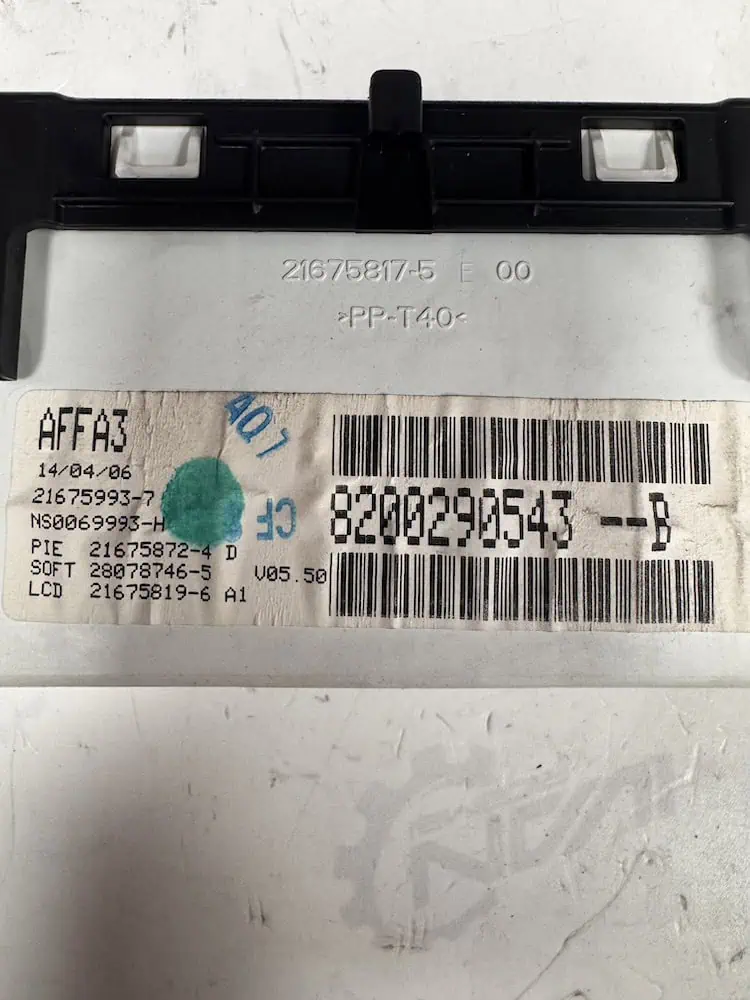 Monitor/Display Renault Laguna 2.0 dCi (110kw) - 8200290543B