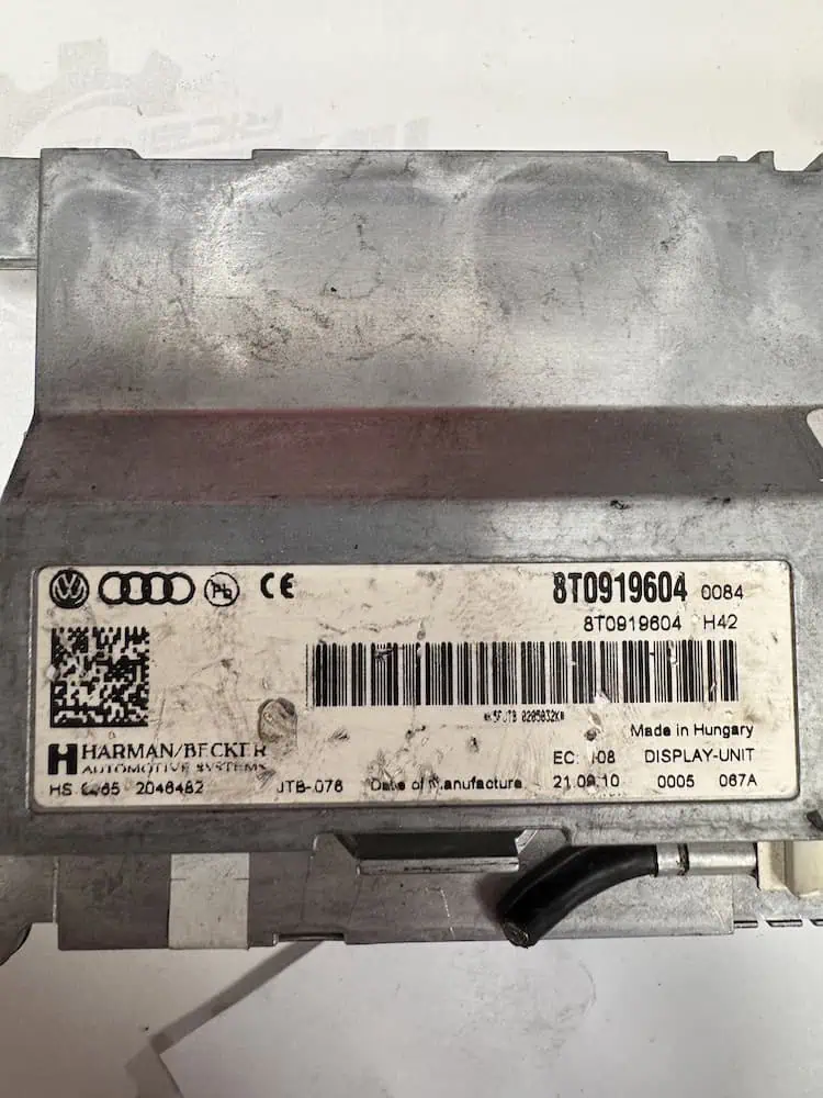 Display/Navigatore Audi A4 SW 2.0 TDi (105kw) - 8T0919604