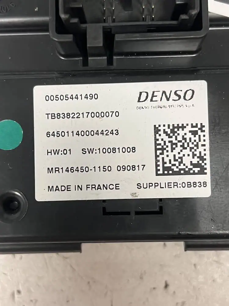 Centralina Aria Condizionata Alfa Romeo Stelvio 2.0 Benzina (148kw) – 00505441490