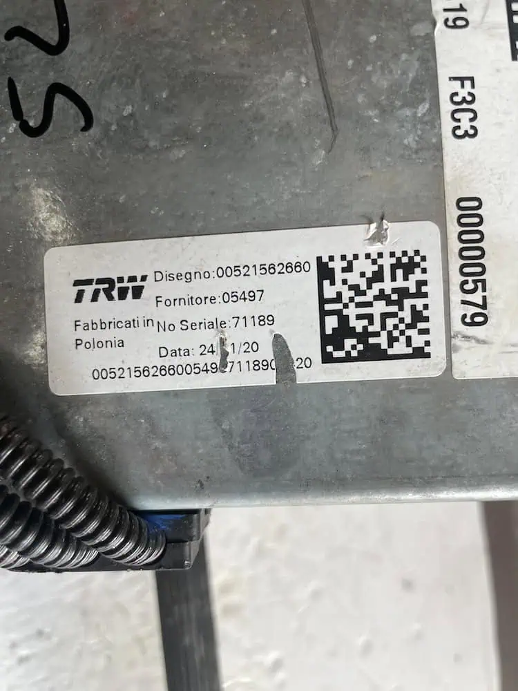 Piantone Sterzo Elettrico Fiat 500L 1.3 MJT (70kw) - 00521562660