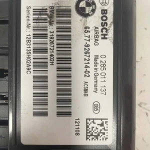 0285011137-2 Centralina Airbag Bmw Serie 1 120d (105kw) – 0285011137