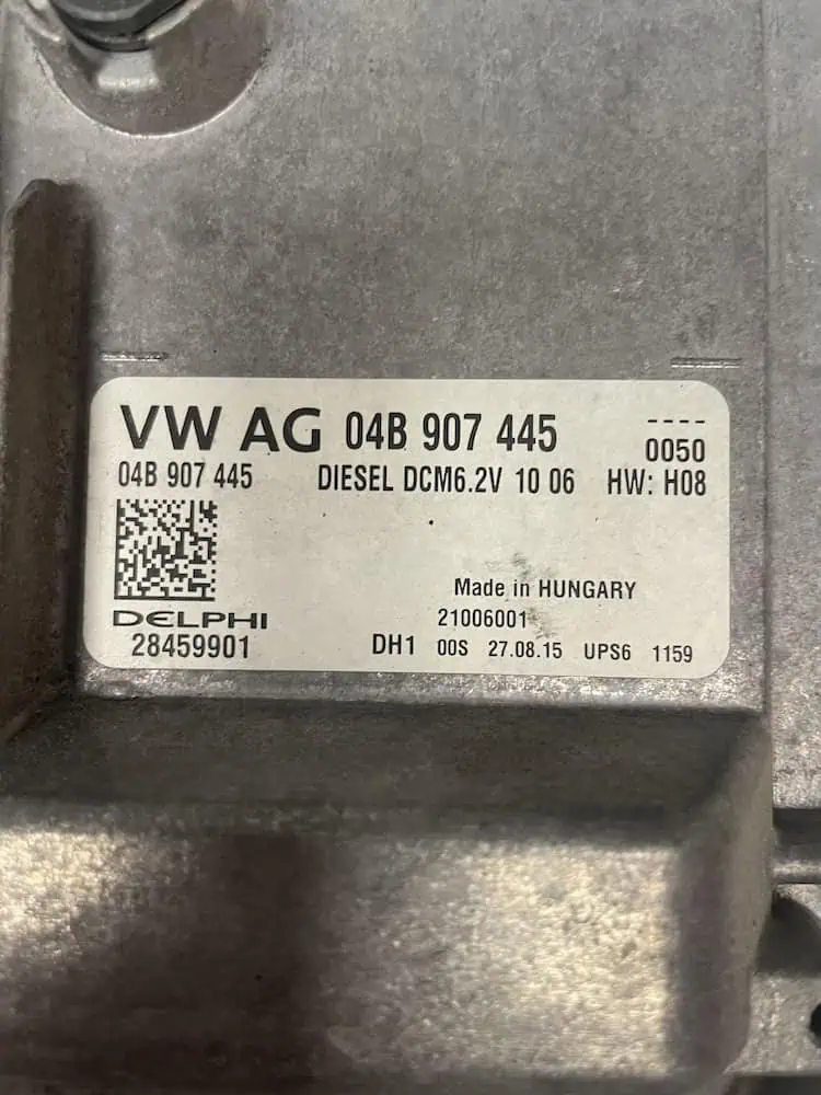 Centralina Motore Volkswagen Polo 1.4 TDI (55kw) - 04B907445