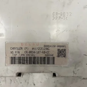 Quadro Strumenti Jeep Grand Cherokee 3.0 CRD 4x4 (160kw) - 05172312AC