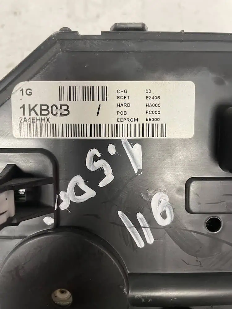 Quadro Strumenti Nissan Juke 1.5 dCi (81kw) – 1KB0B