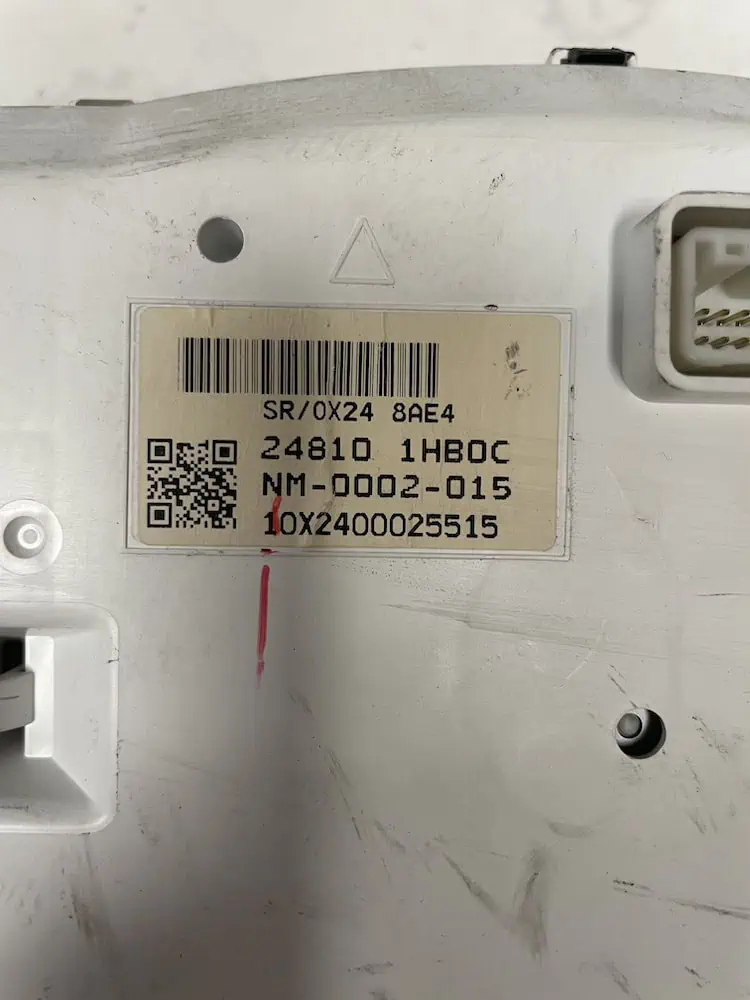 Quadro Strumenti Nissan Micra 1.2 Benzina (59kw) – 248101HB0C