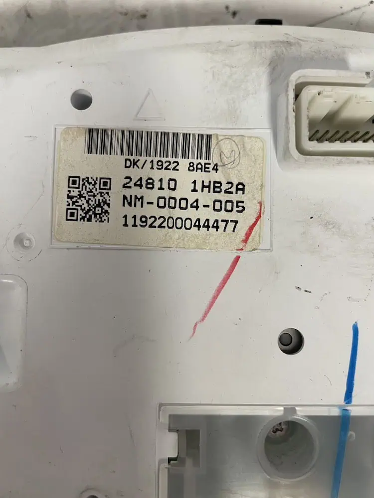 Quadro Strumenti Nissan Micra 1.2 12V Benzina (72kw) – 248101HB2A