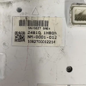 Quadro Strumenti Nissan Micra 7° Serie 1.2 Benzina (59kw) – 248101HBOA