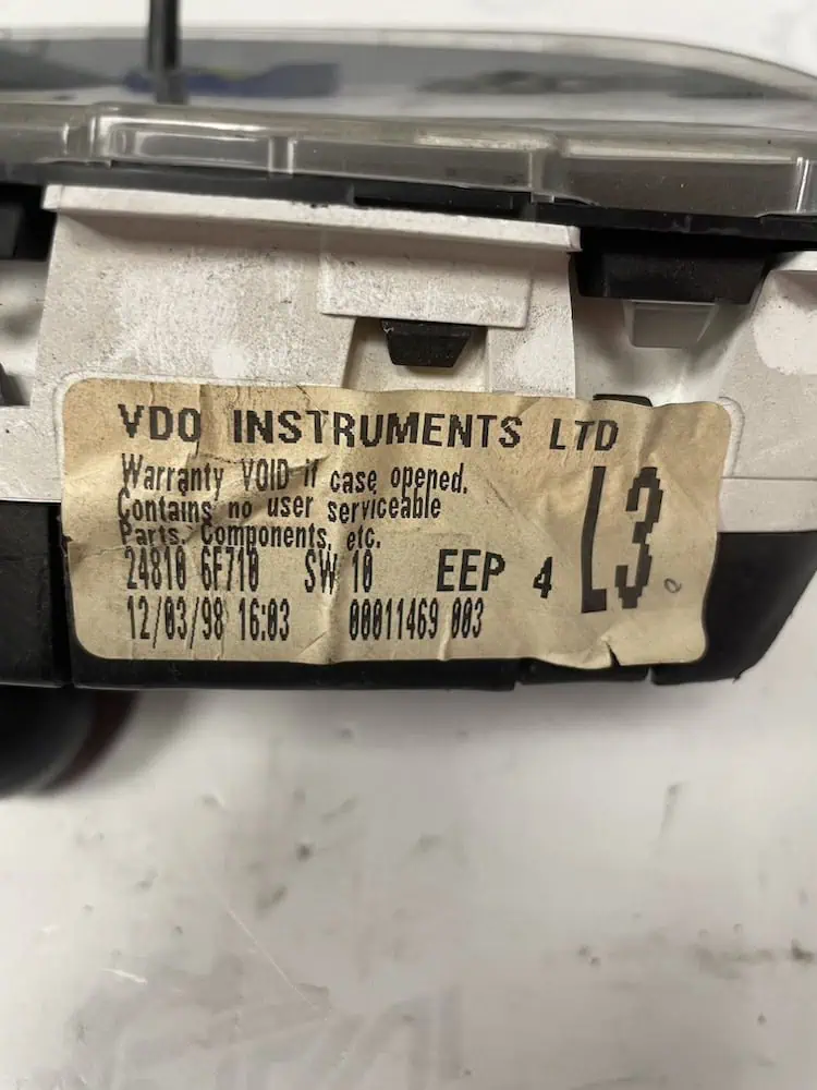 Quadro Strumenti Nissan Micra II 1.0 16V (40kw) – 248106F710