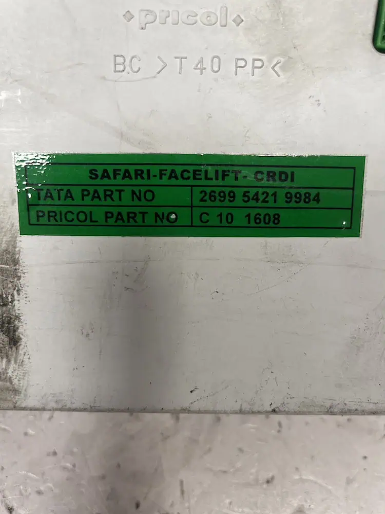 Quadro Strumenti Tata Safari 2.2 TDiC 4x4 (103kw) - 269954219984