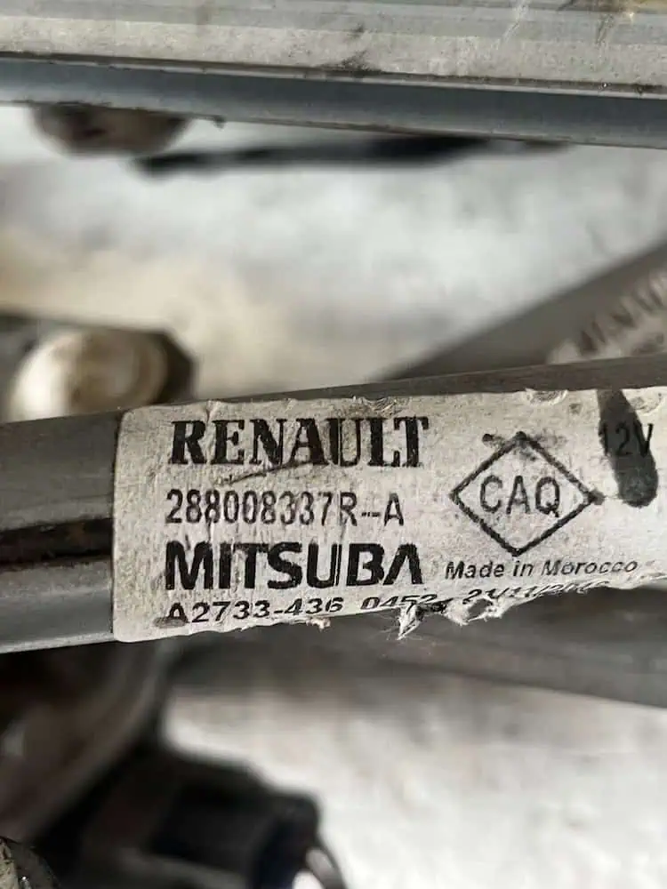 Motorino Tergicristallo Anteriore Renault Captur 0.9 12V Turbo (66kw) – 288008337R