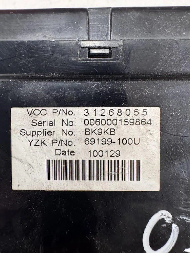 31268055-2 Display Multifunzione Volvo V50 1.6 D (84kw) - 31268055