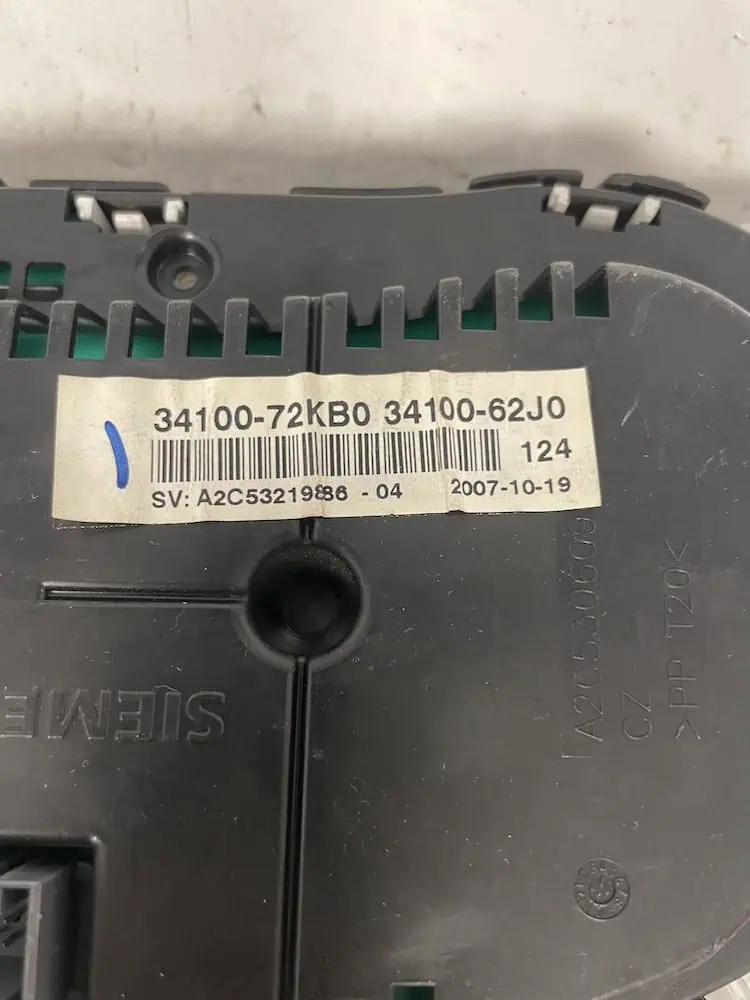 Quadro Strumenti Suzuki Swift 1.3 Benzina (68kw) – 3410072KB0