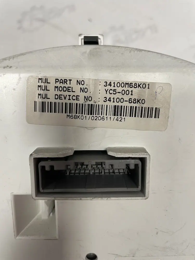 34100M68K01-2 Quadro Strumenti Suzuki Alto 1.0 Benzina (50kw) – 34100M68K01