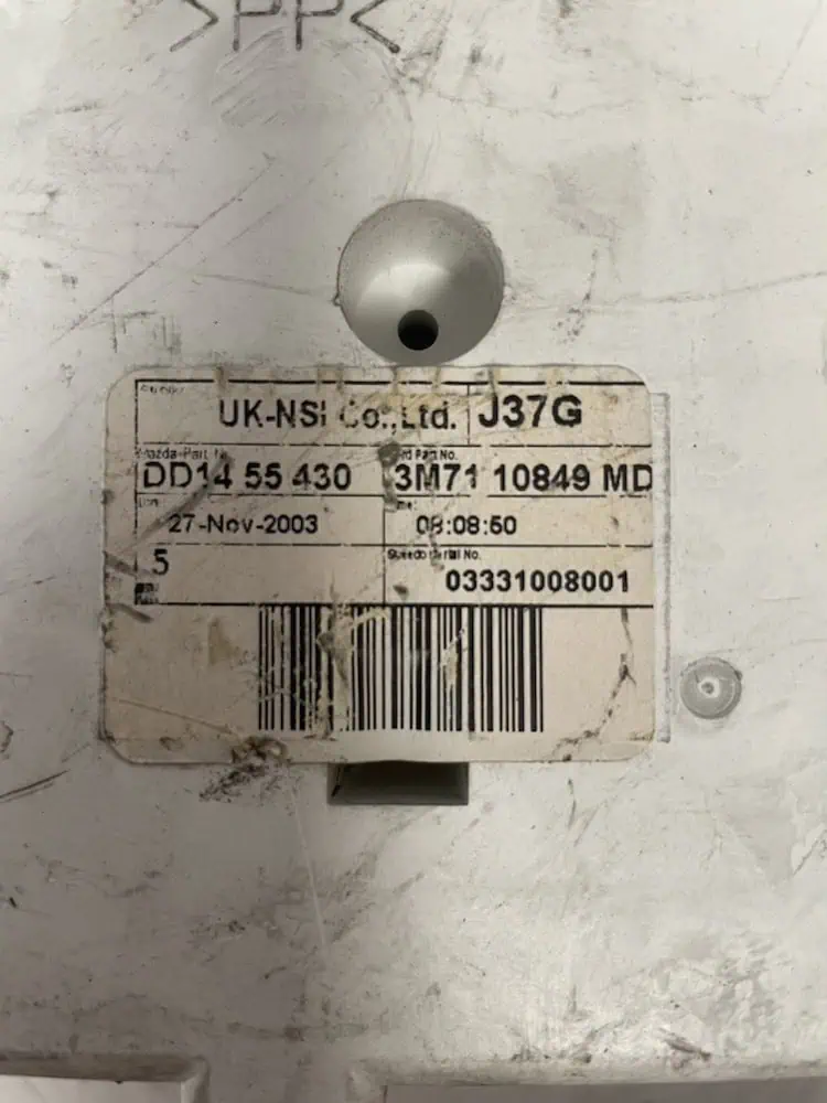 Quadro Strumenti Mazda 2 1.4 Benzina (59kw) – 3M7110849MD