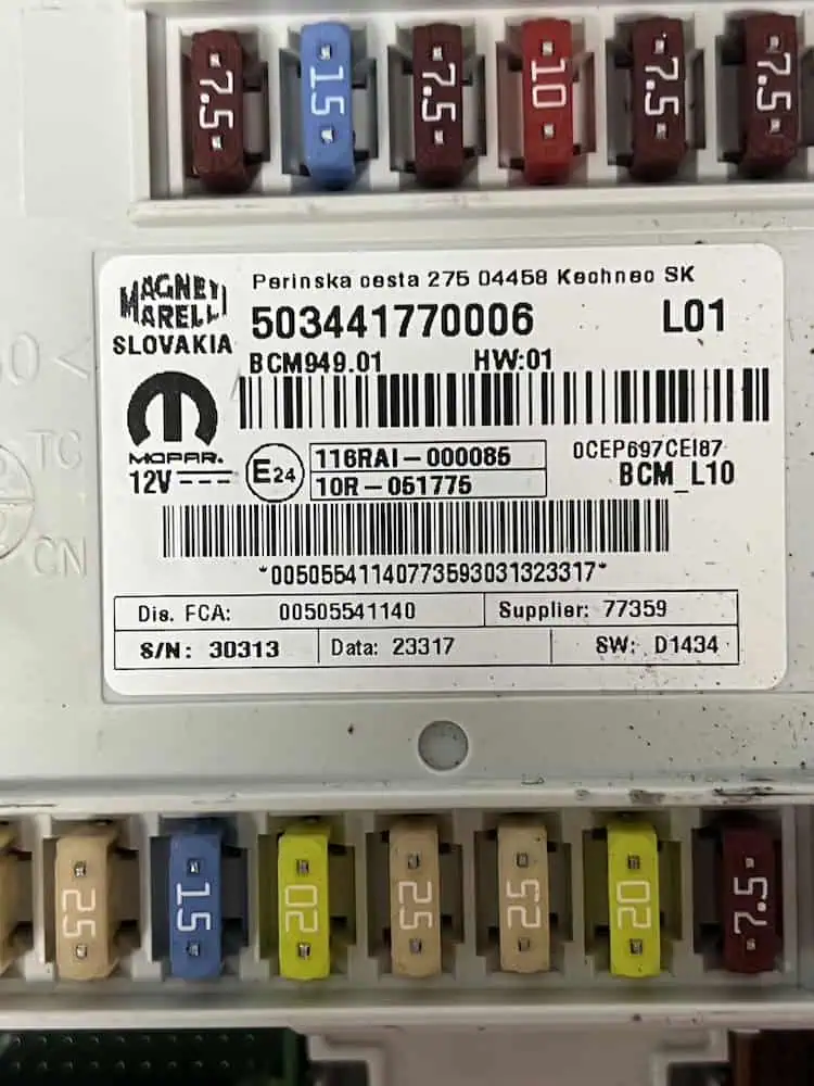 Centralina Body Computer Alfa Romeo Stelvio 2.9 Q4 (375kw) – 503441770006