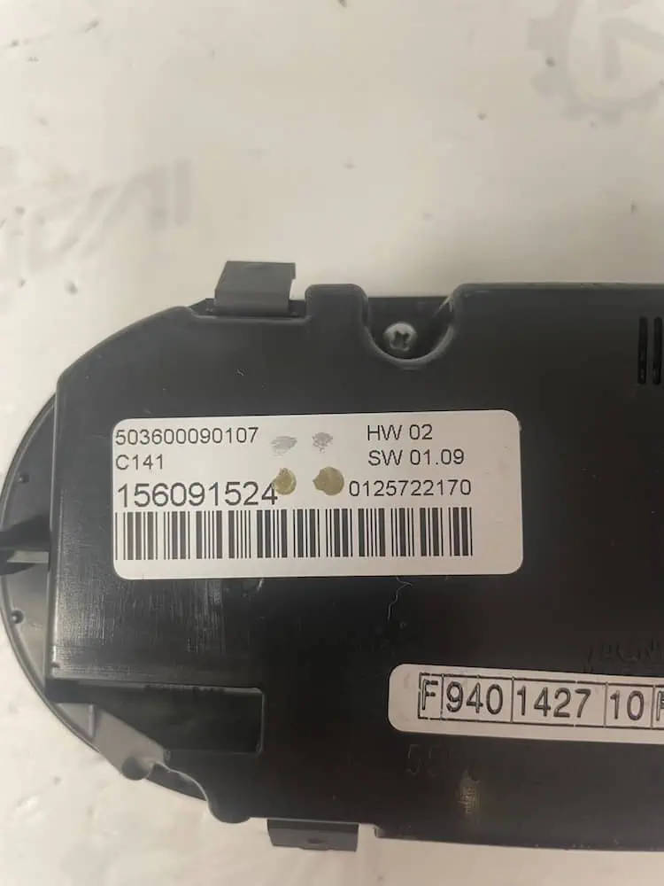 503600090107-2 Comandi Clima Alfa Romeo Giulietta 2.0 JTDm (125kw) – 503600090107