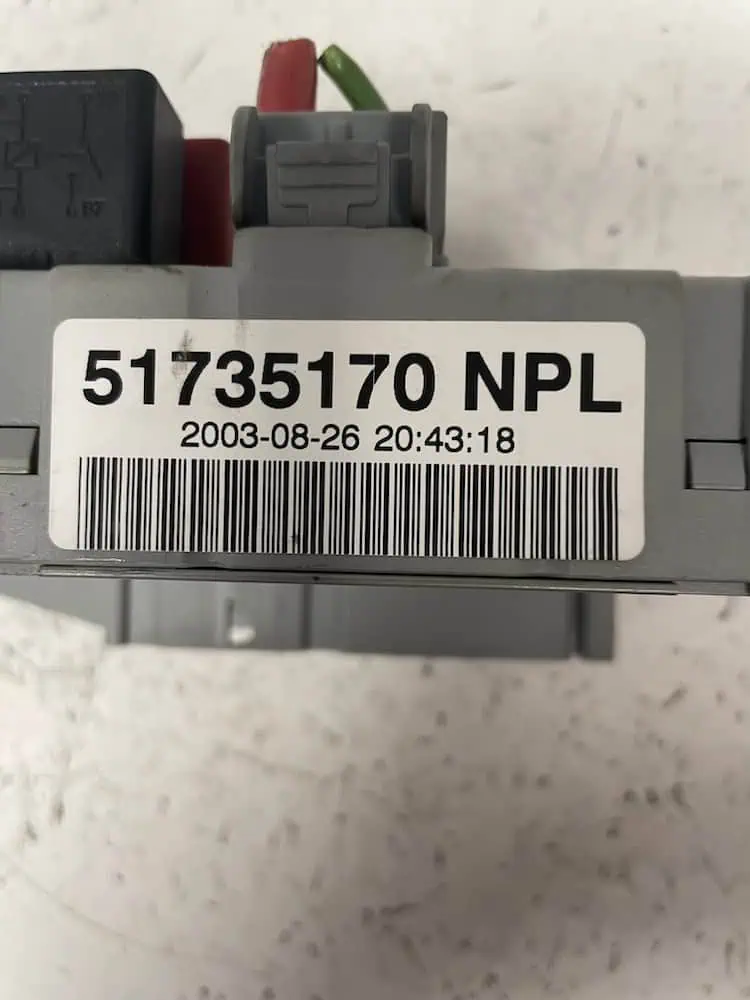 Centralina Body Computer Fiat Punto Van 1.3 MJT (51kw) - 51735170NPL