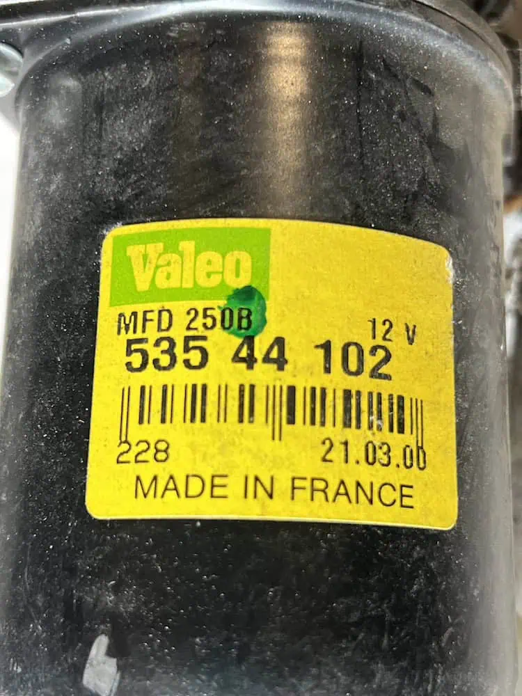Motorino Tergicristallo Anteriore Citroen Saxo 1.1 Benzina (44kw) – 53544102