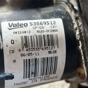 Motorino Tergicristallo Anteriore Citroen C5 2.0 16V HDI (120kw) – 53569512