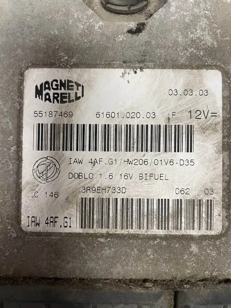 Centralina Motore Fiat Doblo 1.6 16V Bifuel (76kw) – 55187469