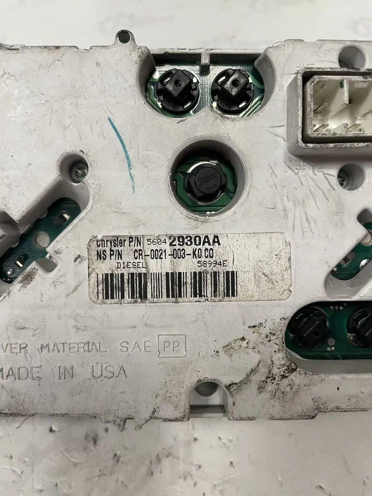 Quadro Strumenti Jeep Grand Cherokee 3.1 Diesel 4x4 (103kw)- 56042930AA