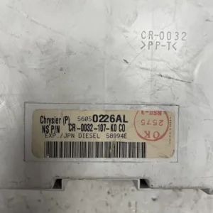 56050226AL-2 Quadro Strumenti Jeep Grand Cherokee 3.0 Diesel 4x4 (160kw) - 56050226AL