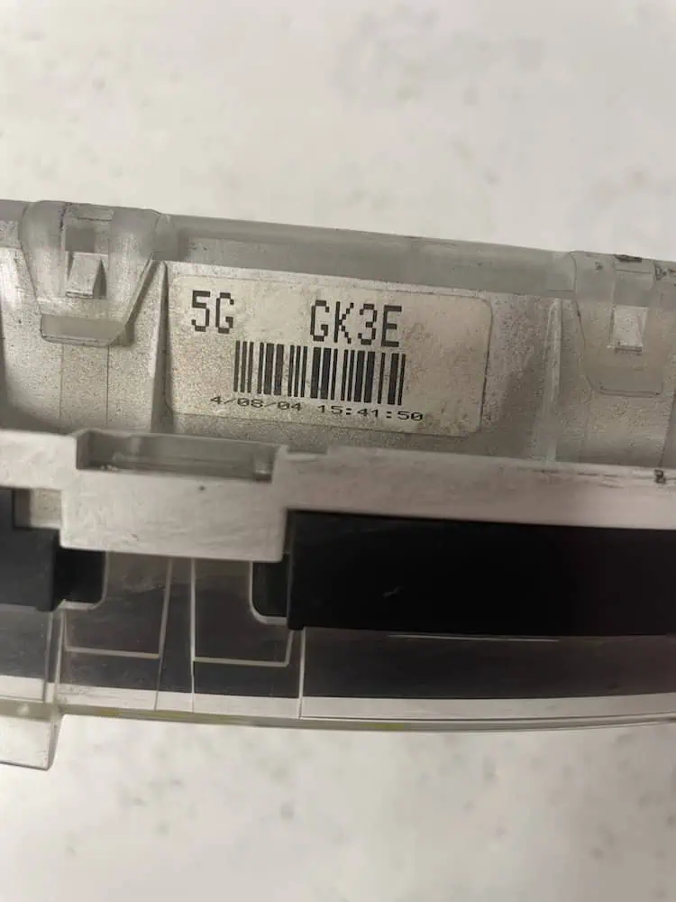 5GGK3E-2 Quadro Strumenti Mazda 6 Berlina 2.0 DI (100kw) – 5GGK3E