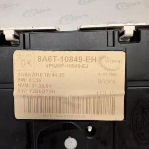 8A6T10849EH-2 Quadro Strumenti Ford Fiesta VI 1.4 16V (71kw) - 8A6T10849EH