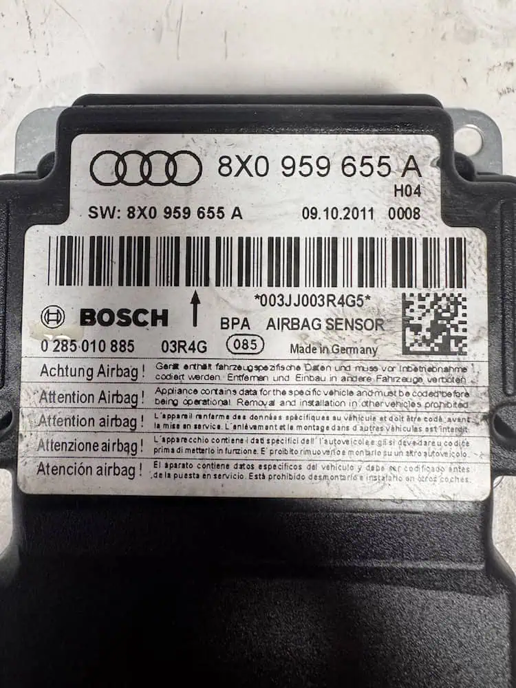 Centralina Airbag Audi A1 1.6 TDI (85Kw) – 8X0959655A