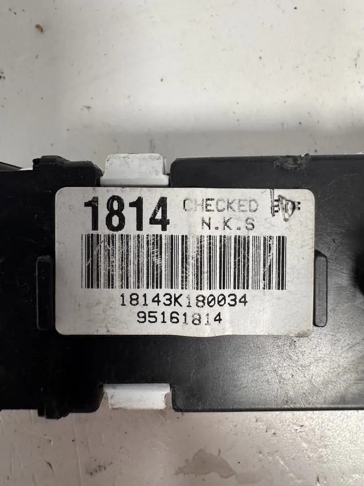 95161814-2 Display Orologio Chevrolet Spark 1.0 Benzina (50kw) - 95161814