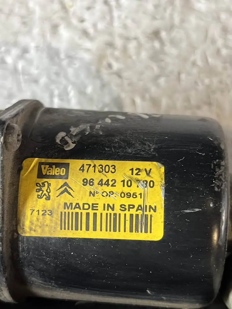 Motorino Tergicristallo Anteriore Citroen Berlingo 2.0 HDi (66kw) – 9644210780