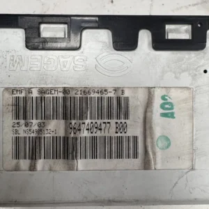 9647409477-2 Display Lcd Citroen C3 1.4 Benzina (54kw) - 9647409477