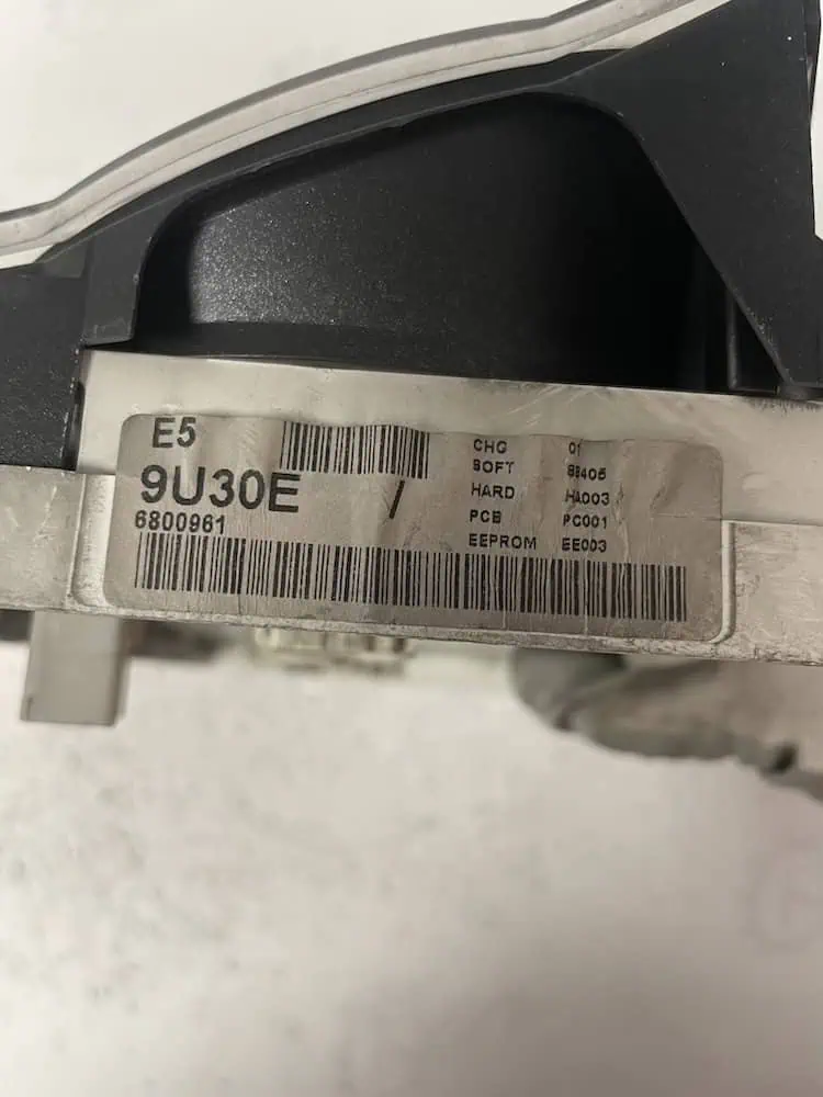 9U30E-2 Quadro Strumenti Nissan Note 1.5 dCi (63kw) – 9U30E