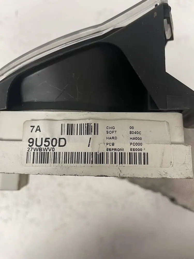 9U50D-2 Quadro Strumenti Nissan Note 1.4 Benzina (65kw) – 9U50D