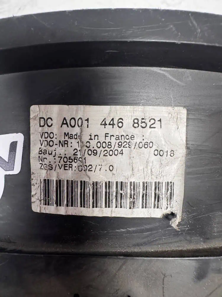 Quadro Strumenti Mercedes-Benz Sprinter 213 CDI (95kw) – A0014468521