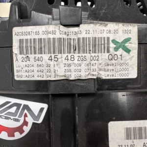 Quadro Strumenti Mercedes-Benz Classe C 220 CDI (125kw) – A2045404548