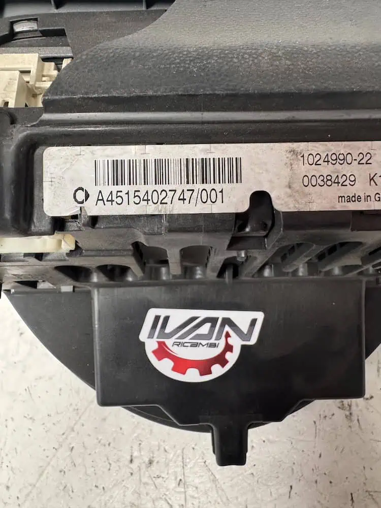 Quadro Strumenti Smart Fortwo Coupè 1.0 (52kw) – A4515402747
