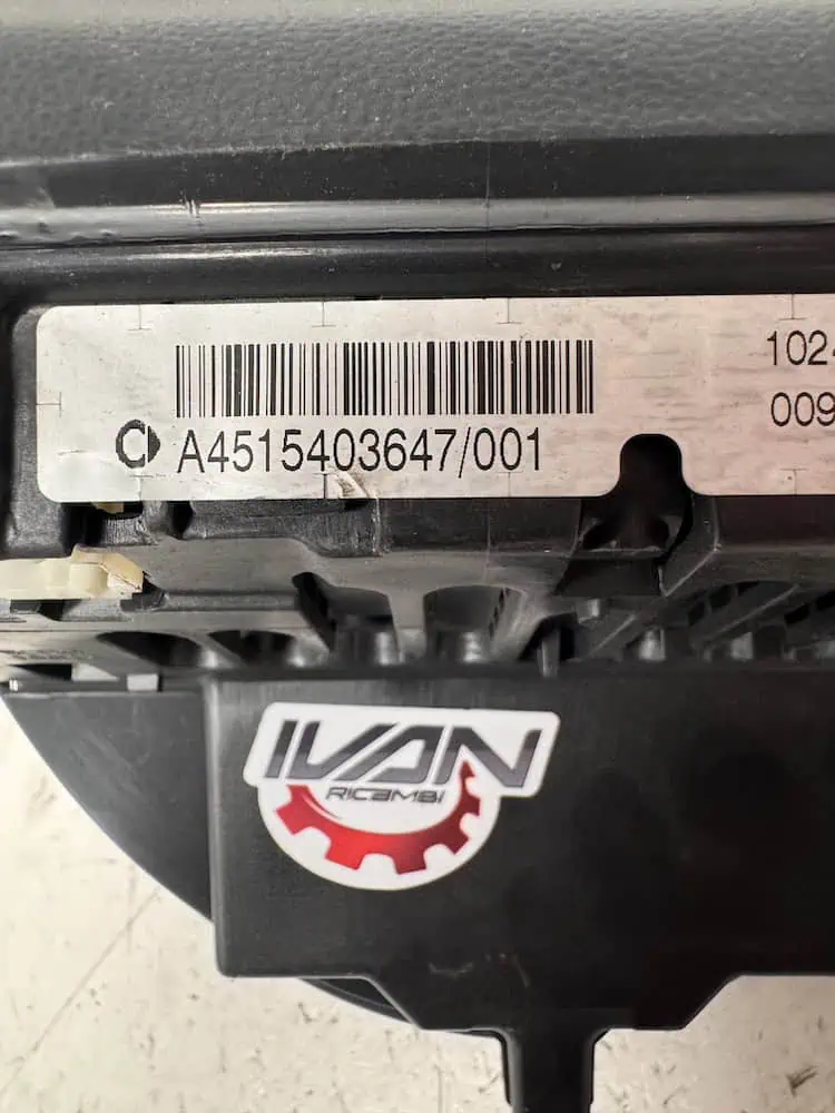 Quadro Strumenti Smart Fortwo W451 1.0 12V (45kw) – A4515403647