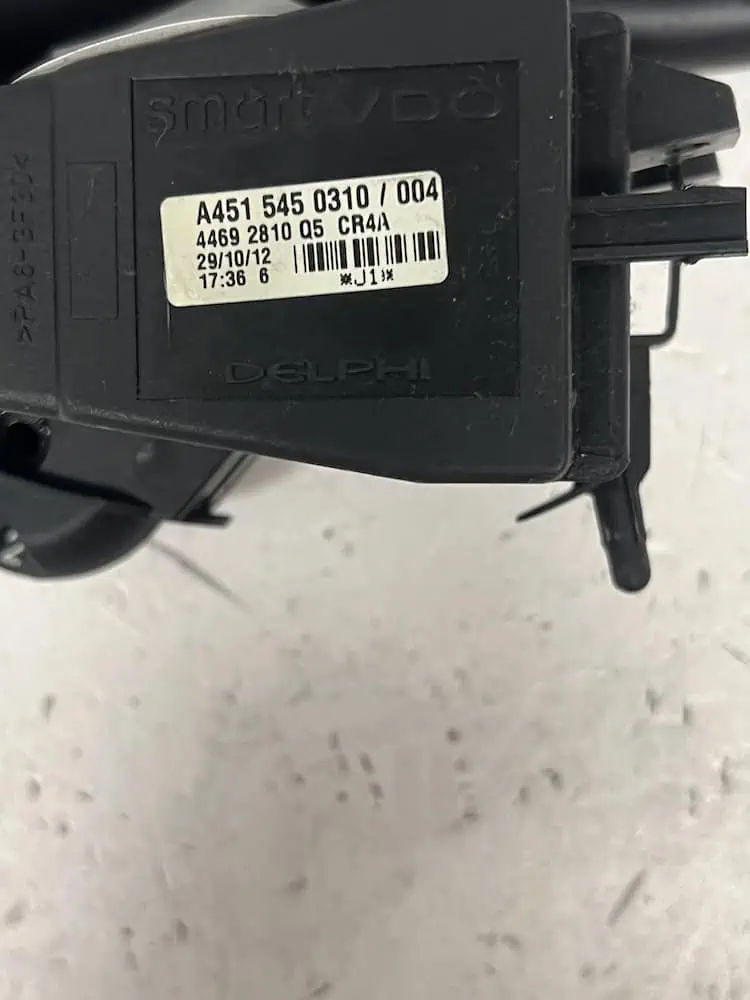 Devioluci Smart Fortwo (W451) 1.0 Benzina (52kw) – A4515450310