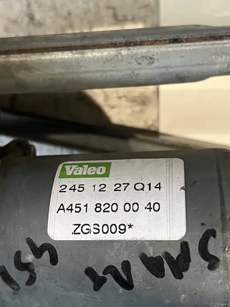 Motorino Tergicristallo Anteriore Smart Fortwo 1.0 Benzina (52kw) – A4518200040