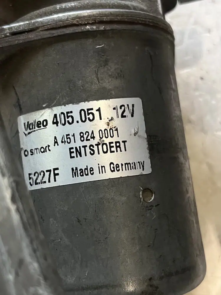 Motorino Tergicristallo Anteriore Smart Fortwo 1.0 Benzina (52kw) – A4518200040