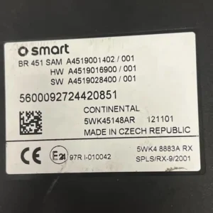 Centralina Body Computer Smart Fortwo 1.0 Benzina (52kw) – A4519001402