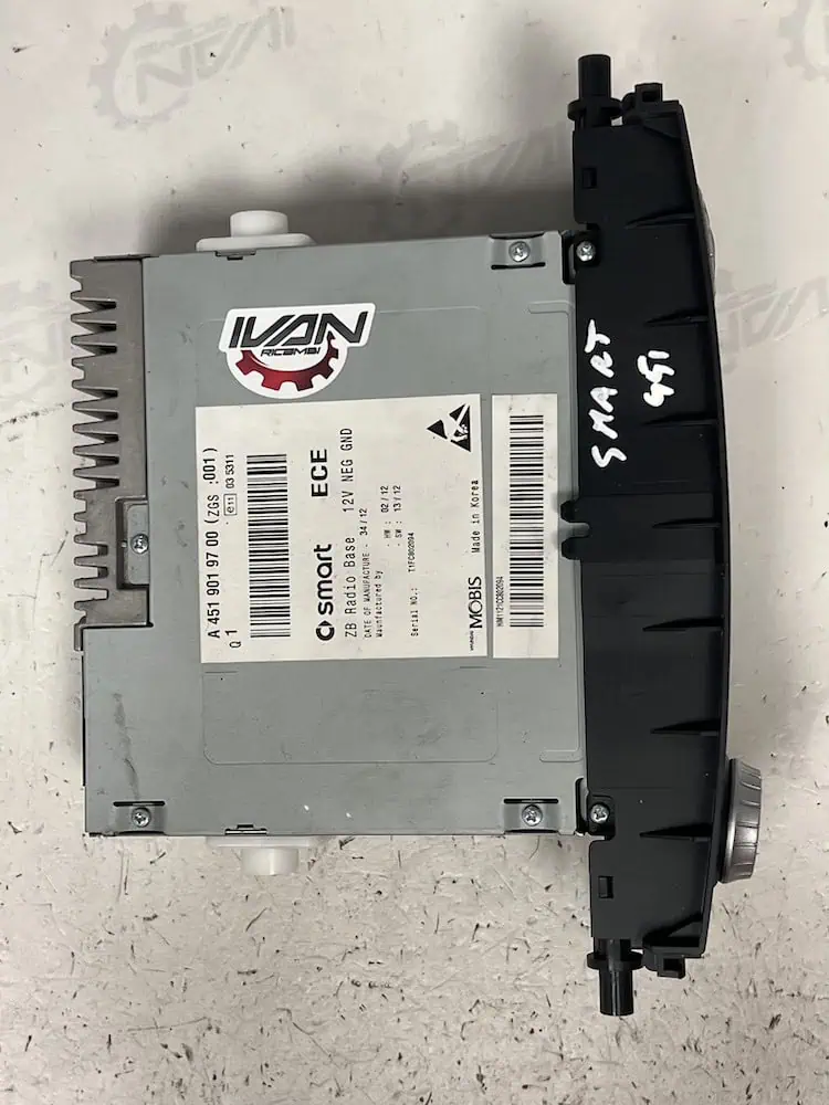 A4519019700-2 Autoradio Smart Fortwo 451 Coupé 1.0 (52kw) – A4519019700