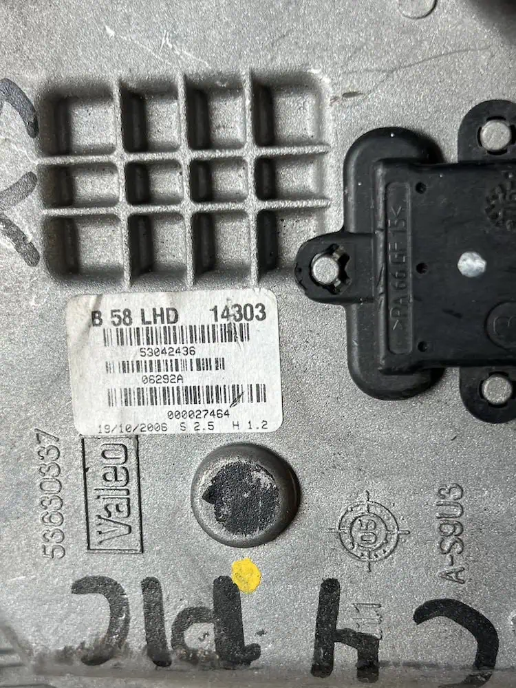 B58LHD14303-2 Motorino Tergicristallo Anteriore Citroen C4 Picasso 2.0 HDi (100kw) – B58LHD14303