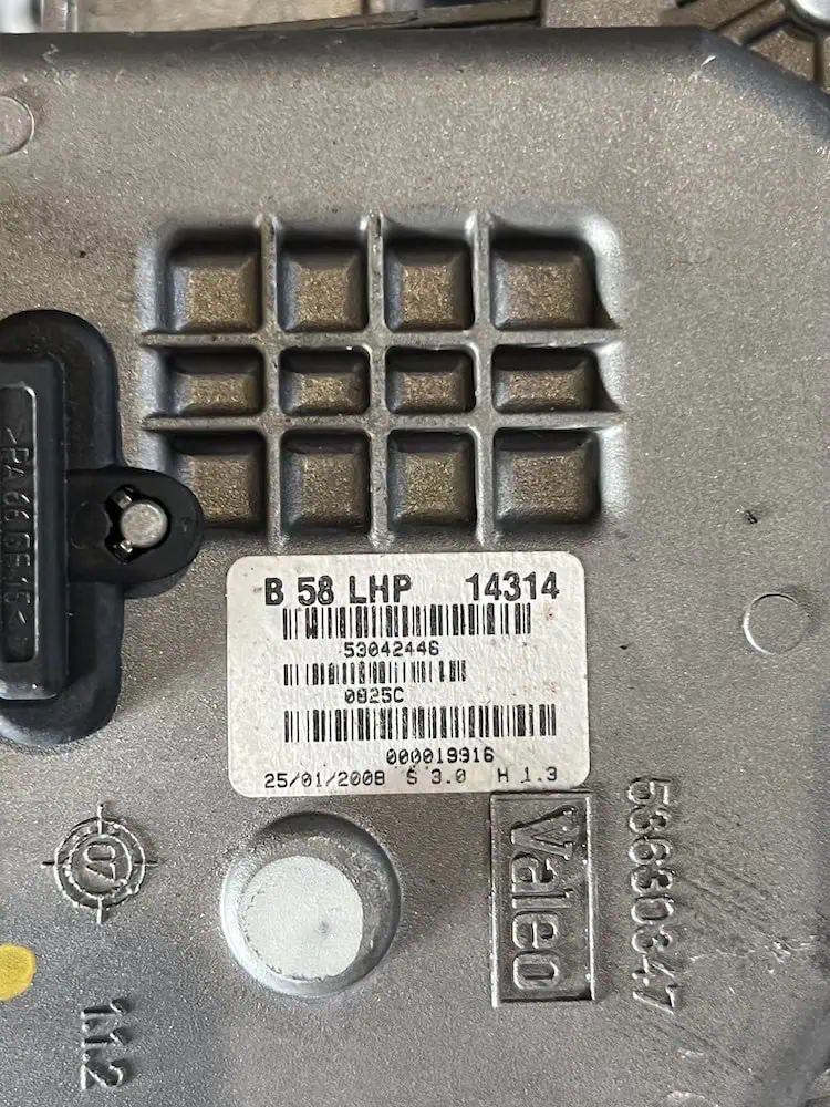 B58LHP14314-2 Motorino Tergicristallo Anteriore Citroen C4 Grand Picasso 2.0i 16V (103kw) – B58LHP14314