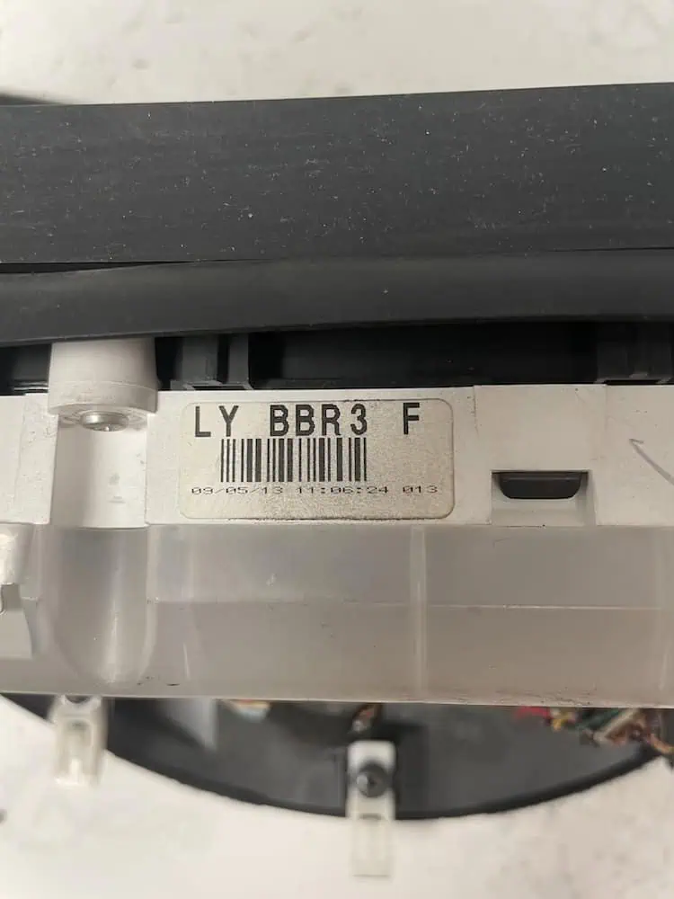 BBM655430-3 Quadro Strumenti Mazda 3 1.6 MZ-CD (80kw) – BBM655430