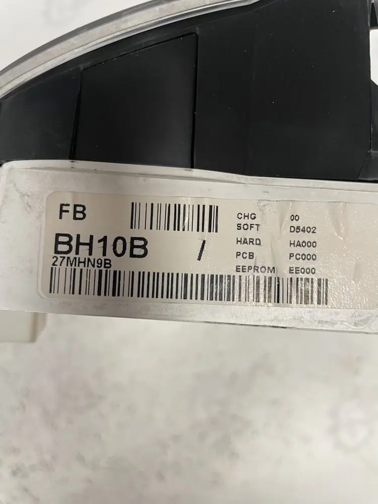 BH10B-2 Quadro Strumenti Nissan Note 1.4 16V (65kw) – BH10B