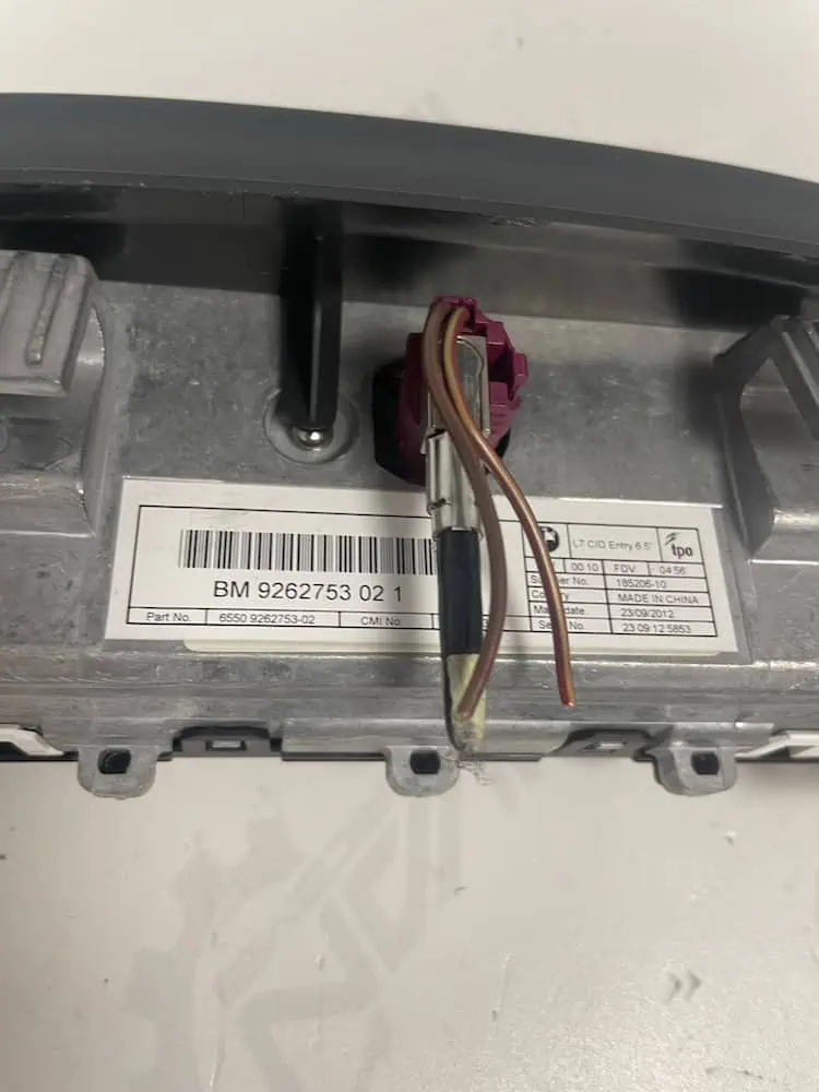 BM9262753021-2 Navigatore Display Bmw Serie 3 318d (105kw) – BM9262753021